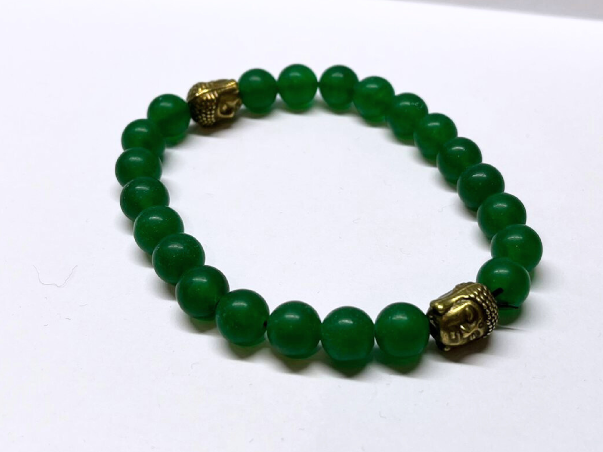 Kralen Armband Matte Green Agate